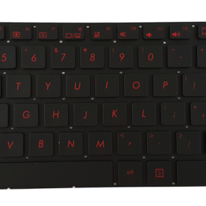 Tastatura laptop pentru ASUS G551JW BLACK with RED BACKLIT