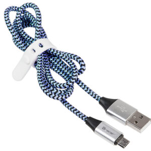 Cablu USB 2.0 AM - micro 1.0m Tracer negru-albastru