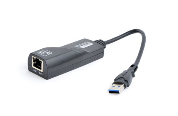 Adaptor USB 3.0 LAN  Gigabit RJ-45 negru
