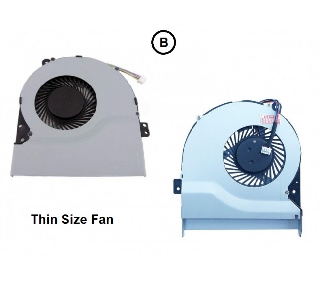 Cooler/FAN laptop Asus X552 A56CB U58CM V550CB K550CC K56CA P550LA F550CA R510L R550CM X550CC 4PIN varianta grosime 9 mm - imagine 3