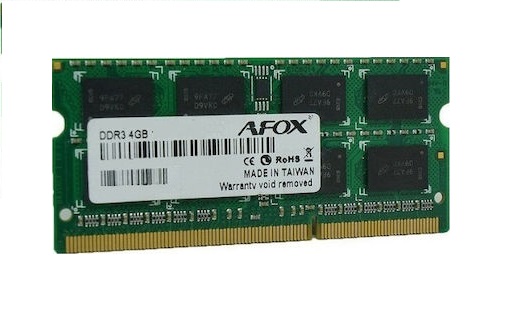 Laptop memory Afox SO-DIMM DDR3 4GB 1333MHz LV