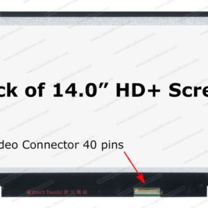Laptop display 14.0 inch HD+ 1600x900  B140RW02 with brakets 40 pin