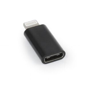 Adaptor Gembird USB-C la Iphone Apple Lighting 8PIN (tata) negru