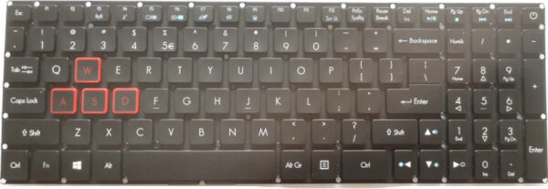 Tastatura laptop ACER Aspire V15 VN7-593 VN7-593G V17 VN7-793 VN7-793G VX15 VX5-591 VX5-591G panglica ingusta