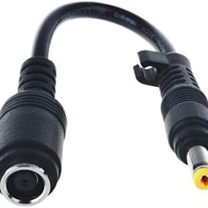 Cablu adaptor 4.8mm x 1.7mm (mufa galbena) Male la 7.4mm x 5.0m Female pentru HP DELL