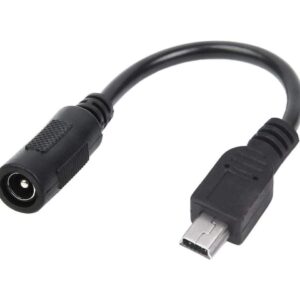 Cablu adaptor Mini USB 5pin male la DC 5.5x2.1 female
