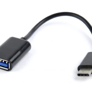 OTG Adaptor Gembird USB-C (M) 2.0 la USB-A (F) negru