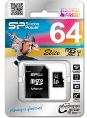 Card memorie Silicon Power SP064GBSTXBU1V10SP Micro SDXC 64GB + Adaptor