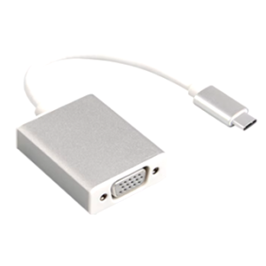 Adaptor USB-C la VGA argintiu 15 cm