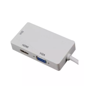 Adaptor HUB  3 in 1 DisplayPort la HDMI + VGA + DVI 22 cm