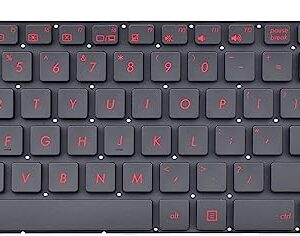 Tastatura laptop ASUS N551JB N551JK N551JM N551JQ neagra iluminata rosu