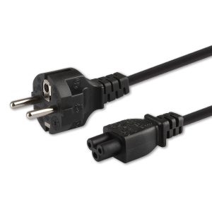 Cablu alimentare 3 pini 1.2 m negru