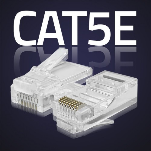 Mufe conectoare Qoltec RJ45 CAT5e UTP contacte Gold-plated 10 bucati - imagine 3