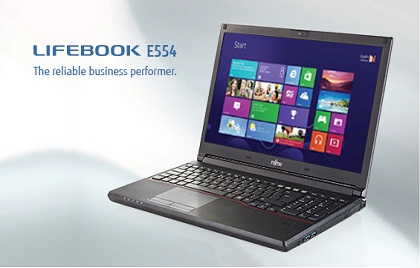 Laptop Fujitsu Lifebook E554 cu procesor Intel® Core™ i5-4210M pana 3.2 GHz R 15.6" 4GB 120 GB SSD lntel HD Graphics 4600