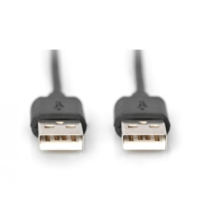 Cablu date Digitus USB 2.0 AM male la USB male 1m