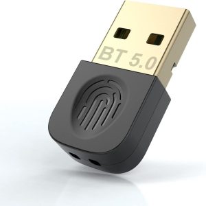 Adaptor Bluetooth dongle Eletrand Bluetooth 5.0 metal/plastic negru/auriu