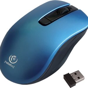 Mouse wireless optic Rebeltec Universal Wireless Optical mouse 1600dpi albastru