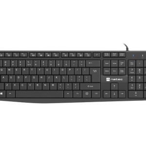 Tastatura Natec  Nautilus US slim USB neagra