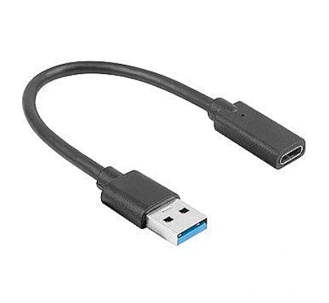 Adaptor Lanberg USB TYPE-C (F) AM 3.1 15 cm - imagine 2