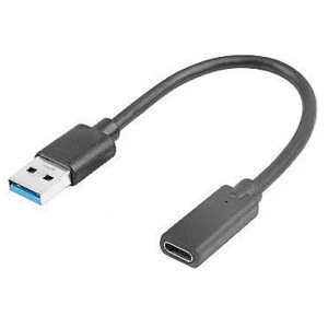 Adaptor Lanberg USB TYPE-C (F) AM 3.1 15 cm