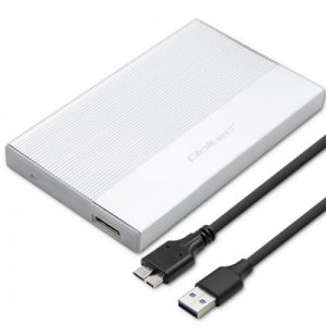 HDD Rack QOLTEC USB 3.0 Argintiu