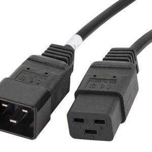 Extensie cablu alimentare PC / Monitor Lanberg  IEC 320 C19 - C20 VDE 1.8M VDE negru
