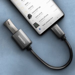 Adaptor cablu Axagon USB-C 3.2 Gen 1 la USB-A negru - 0.2m